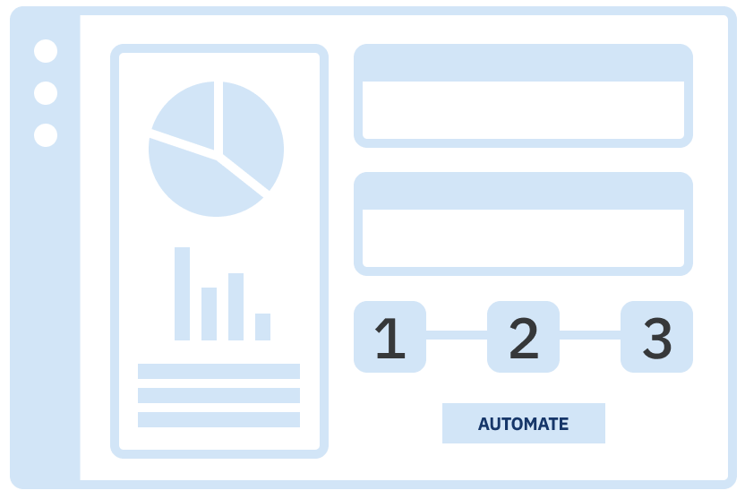 conceptual image remanescent of a user interface with blocks and connections